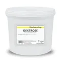 Dextrose 2kg – Glucose Monohydrat - Traubenzucker Pulver – Lebensmittelqualität