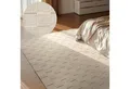 Villeroy & Boch Wollteppich Scala, rechteckig, Höhe: 10 mm, Handgewebt, Wolle, Kariert, Natur, 3D-Struktur, Karo, Wohnzimmer