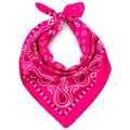 Bandana Rosa Damen  Vielseitiges Halstuch Pink  Modisches Bandanas Damen  Per...