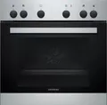 Siemens Einbau-Herd-Set EQ110KA2EE | Elektro-Backofen 66l | Glaskeramikfeld 4 Zonen | 3D Heißluft | Edelstahl, A (Spektrum:  bis D)