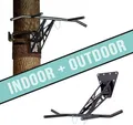 Pullup & Dip Klimmzugstange PULLUP & DIP Premium Klimmzugstange und Dip Stange (1-tlg., 2 x Multi Stange für Klimmzüge und Dips, Spanngurt 2,5 m)