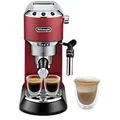 De'Longhi Dedica Style EC685.R Espressomaschine 1.1 L Rot, Silber