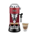 De'Longhi Dedica Style 1350 W Kolben-Espressomaschine, rot