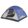 pro.tec Kuppelzelt, »Bergeijk« abnehmbares Überzelt 2,13x2,13x1,3 m Blau/Beige beige|blau