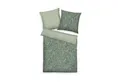 TOM TAILOR Bettwäsche LAVENA, L 135 x B 200 cm, Grün, Dunkelgrün, Satin, 1 teilig, 100% Baumwolle