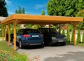 Skanholz Doppelcarport Spessart, BxT: 611x846 cm, 220 cm Einfahrtshöhe