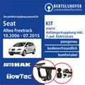 Für SEAT Altea Freetrack Typ 5P5/5P8 10.2006-07.2015 AHK starr +7pol sp. E-Satz