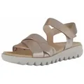 Gabor Gabor Sandalen Leder Keilsandalette beige 42 EU (8 UK)