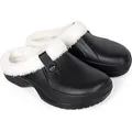 Clogs Hausschuhe HEYO Damen Herren warme Winter Pantoffeln gefüttert Pantoletten Leicht wasserdicht 44 - 44