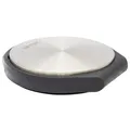 WAGNER Türstopper SCREW OR GLUE DESIGN-Ø 90 x 105 x 20mm Edelstahloptik-15512001