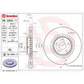 2x Bremsscheibe BREMBO 09C93211 passend für TOYOTA LEXUS