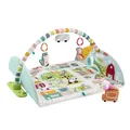 Fisher-Price GRV42 - Jumbo Abenteuer Spieldecke mit Musik, Lichtern und Fahrzeugen, Babyspielzeug für Babys und Kleinkinder ab der Geburt