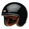 Jet Helm Cafe Racer BELL TX501 Schwarz Glänzend 22.06