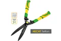 GRÜNTEK Heckenschere HECHT 560mm, Wellenschliff, Teflonbeschichtung, Ergo-Griffe, kraftsparender Schnitt von Hecken, Büschen, Sträuchern und Gräsern