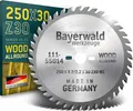 QUALITÄT AUS DEUTSCHLAND Bayerwald Werkzeuge Kreissägeblatt HM Kreissägeblatt - 250 x 3.2/2.2 x 30 Z30 WZ QW