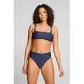 PUMA Bandeau-Bikini-Top PUMA SWIM WOMEN BANDEAU TOP, breite, verstellbare Träger mit Logoschriftzug blau L