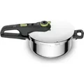 Tefal Secure Trendy Schnellkochtopf Ohne Korb 4 L - Silber