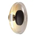 Marset Wandleuchte Lampe LED Aura Plus Glas Aluminium schwarz rauchgrau on/off