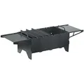 Holzkohlegrill Mangal für 6 Spieße Klappgrill 2mm Stahl Tischgrill Balkongrill Campinggrill Schaschlik BBQ Camping Reisegrill Minigrill