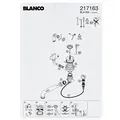 Ablaufgarnitur 1 3,5'' Blanco 217163 für Spüle