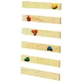 KARIBU Kletterwand "Lotti, Danny und Frieda", BxHxT: 101 x 120 x 1,8 cm, natur - braun