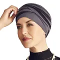 Christine Headwear Damen Shanti Turban Headband, Blue/Black, 55-61 EU