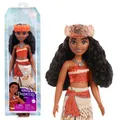 Mattel DISNEY Vaiana- Bewegliche Modepuppe mit glitzerndem Outfit, abnehmbarem S