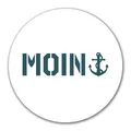 Aufkleber Moin Anker 10cm Sticker Moin Anker Geschenkidee Präsent Mitbringsel So
