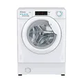 Candy CBWO 49 TWME-S Einbau Frontlader/Frontlader voll integriert / 9kg Waschen/Startzeitvorwah Liter / 1400 U/min, Weiß