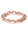 Purelei Pearly Rose Anti Stress Ring (S-M) – Elastischer Damenring aus schimmernden Süßwasserperlen – Wasserfeste Ringe – Modeschmuck für deinen individuellen Look