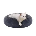 Hundebett flauschig, Katzenbett, Donut Kissen, waschbar, Polsterung in der Mi...
