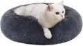 Feandrea Hundebett flauschig, Katzenbett, Donut Kissen, waschbar, Polsterung in