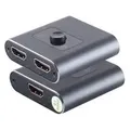 HDMI Switch 2x1, bidirectional, metal, 4K2K