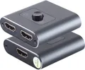 HDMI Switch 2x1, bidirectional, metal, 4K2K