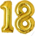 Umweltfreundlicher Folienballon 18 Jahre - Ideale Deko für besondere Anlässe