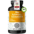 NATURE LOVE® Bio Schwarzkümmelöl - 240 allergenfreie, vegane Kapseln