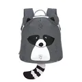 LÄSSIG Kleiner Kinderrucksack für Kita Kindertasche Krippenrucksack mit Brustgurt, 20 x 9.5 x 24 cm, 3,5 L/Tiny Backpack Waschbär
