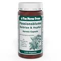 Passionsblume Baldrian Nerven Kapseln 120 Stk. - mit Passionsblume, Baldrian, Hopfen und B-Vitaminen - für einen guten Schlaf