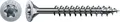 SPAX Universalschraube, 4,5 x 70 mm, 500 Stück, Vollgewinde, Senkkopf, T-STAR plus T20, 4CUT, WIROX - 1191010450705
