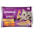 WHISKAS Tasty Mix Cremige Variationen Katzennassfutter im Beutel mit Huhn, Lamm und Pute in Sauce 24 Beutel (6 x 4 x 85g)