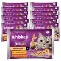 WHISKAS Tasty Mix Cremige Variationen Katzennassfutter Huhn Lamm Pute 52x85g