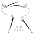 GEPCO 2x Bremsleitung Hinten Rechts Links kompatibel mit Opel Astra G H Combo Meriva A B Zafira