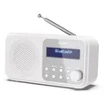 Sharp Radio Tokyo DRP420BK DAB+, Bluetooth, weiß