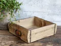 Chic Antique Alt französische Grimaud Regal Doppelte Backsteinform Holzbox