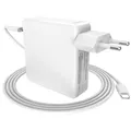 Mac Book Ladekabel,100W 96W USB C Ladegerät Netzteil für MacBook Air/Pro 2023/2022/2021/2020/2019/16/15/14/13 Zoll Schnelles Laden für ipad pro und Alle Typ C Geräte Laptops,2M USB C auf C Kabel
