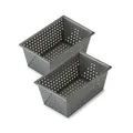 BETTY BOSSI Brotbackform Knusper 23 cm - 2 Stk. Brot Backen Blech Anthrazit