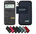 CASIO Taschenrechner fx-82DE X ClassWiz inkl. WYNGS Schutztasche Blau