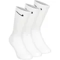 Nike Everyday Cushioned Tennissocken 3er Pack Unisex - weiß, schwarz, Größe 38-42 (auch verfügbar in 34-38, 42-46, 46-50)