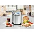 Rommelsbacher BA550 Brotbackautomat, edelstahl/schwarz 550 W für 2 Brotgrößen