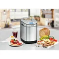 Rommelsbacher BA550 Brotbackautomat, edelstahl/schwarz 550 W für 2 Brotgrößen Br